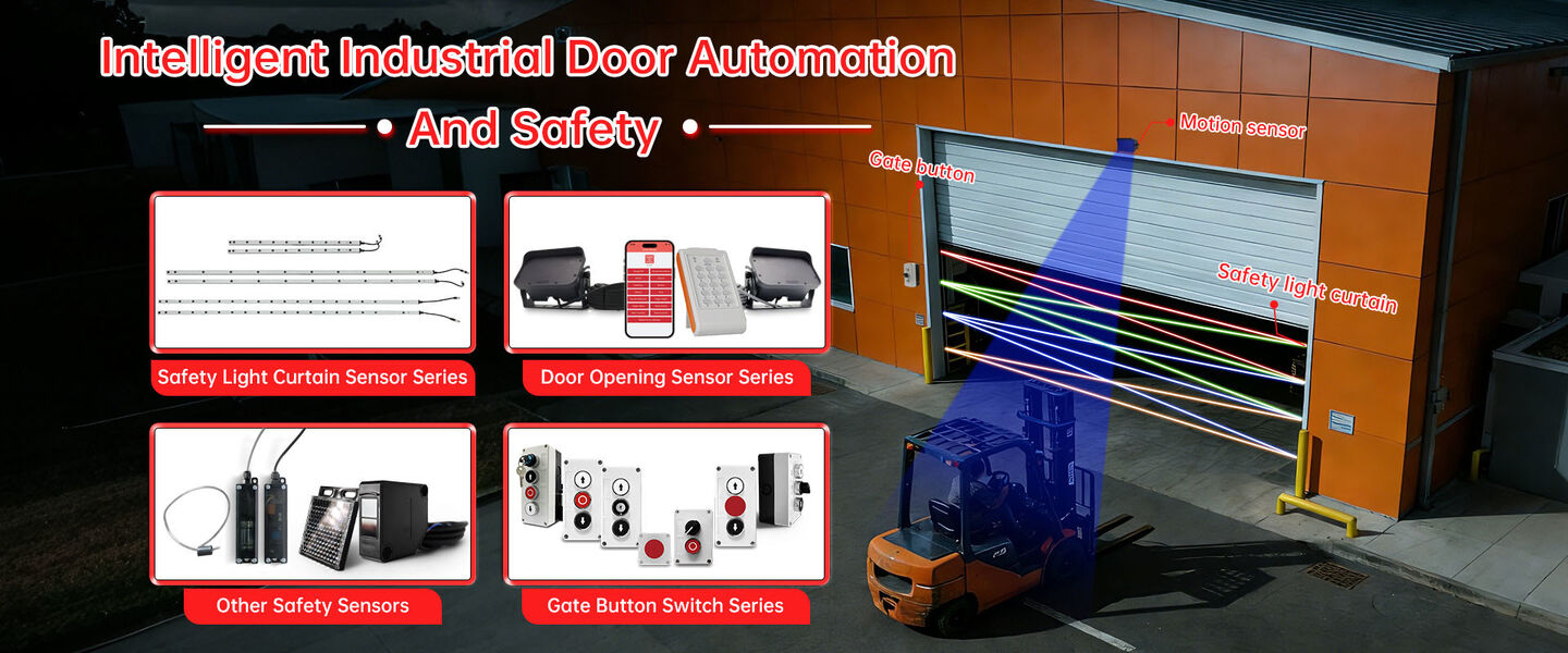 Czujniki zasłony świetlnej bezpieczeństwa