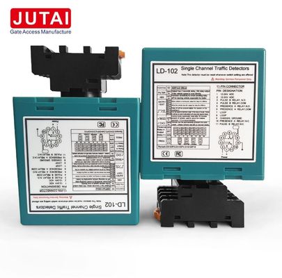 Turn On / Off 10-90MS Gate Barrier Loop Detector For Parking Management System