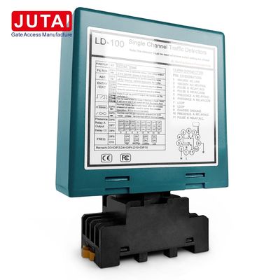 110-240V Single Channel Boom Barrier Loop Detector 40000V Lightning Protection