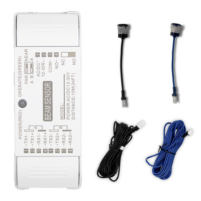 Dual Pair Infrared Beam Barrier Sensor 10m Detection Range