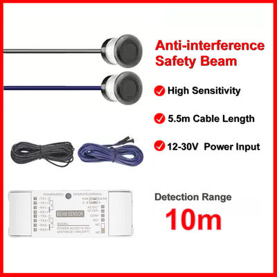 Safety Beam Sensor For Automatic Sensor Door 10m  Range Anti Interference