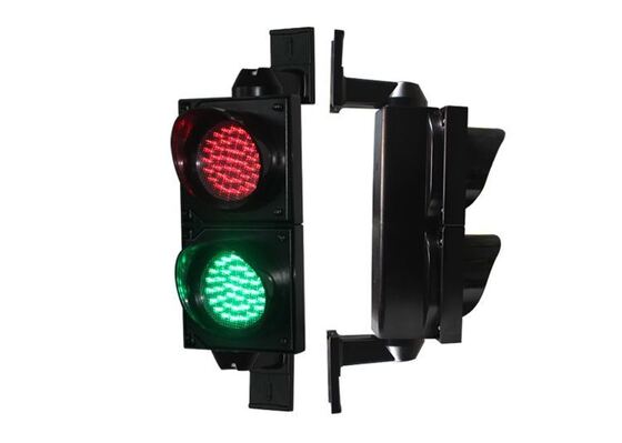 JUTAI JD112HF-C 100 mm Czerwone i zielone światło drogowe LED IP65 dla bram bariery parkingowej i kontroli dostępu